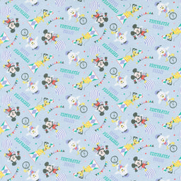 Character Nursery Collection - Mickey Mouse Little Performer Blue Yardage