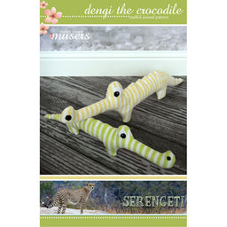 Dengi the Crocodile Stuffed Animal Pattern