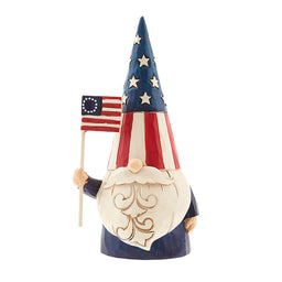 Jim Shore Heartwood Creek American Gnome Figurine Primary Image